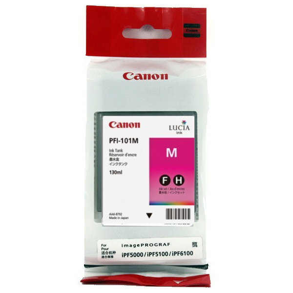 Canon PFI-101M blækpatron, rød, 130ml