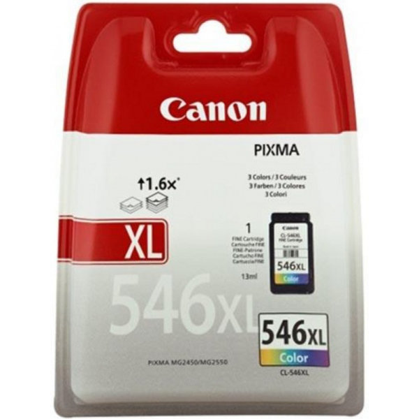 Canon CL-546XL blækpatron blister, farve, 300s