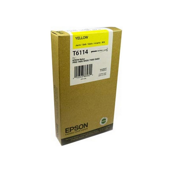 Epson C13T611400 blækpatron, gul, 110ml