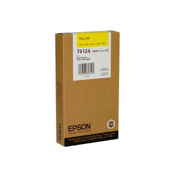 Epson C13T612400 blækpatron, gul, 220ml