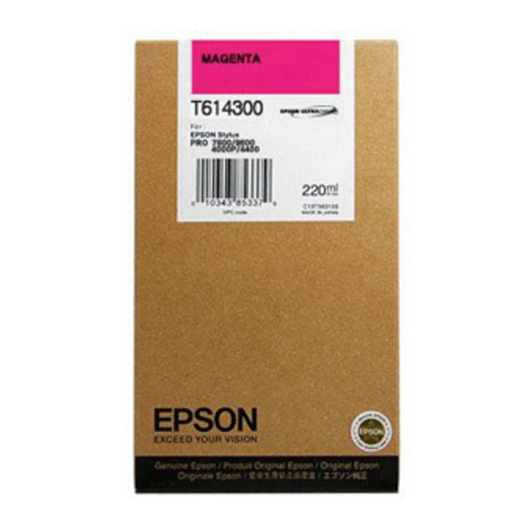 Epson C13T614300 blækpatron, rød, 220ml