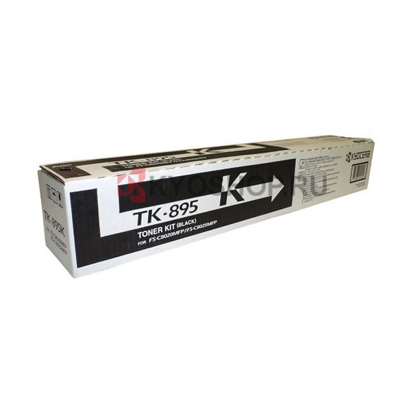 Kyocera TK-895K lasertoner, sort, 12000s