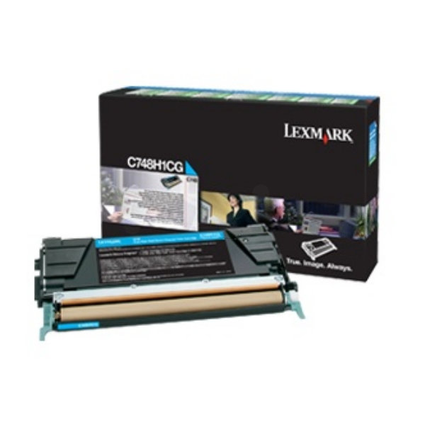 Lexmark C748H3CG lasertoner, blå, 10000s
