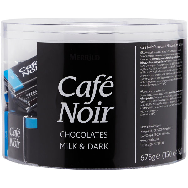 Café Noir Mørk & Lys Chokolade, 150 stk.