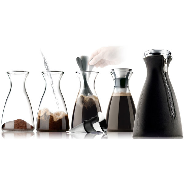 Eva Solo CafeSolo kaffebrygger m. neopren, sort 1L