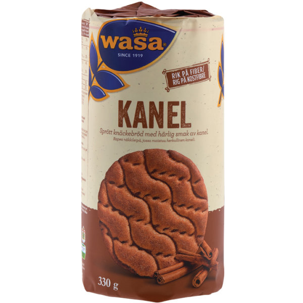 Wasa Runda Kanel Knækbrød, 330 g