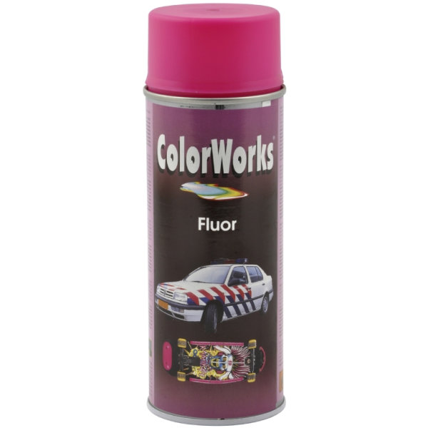 ColorWorks hobbyspray, fluorescerende pink