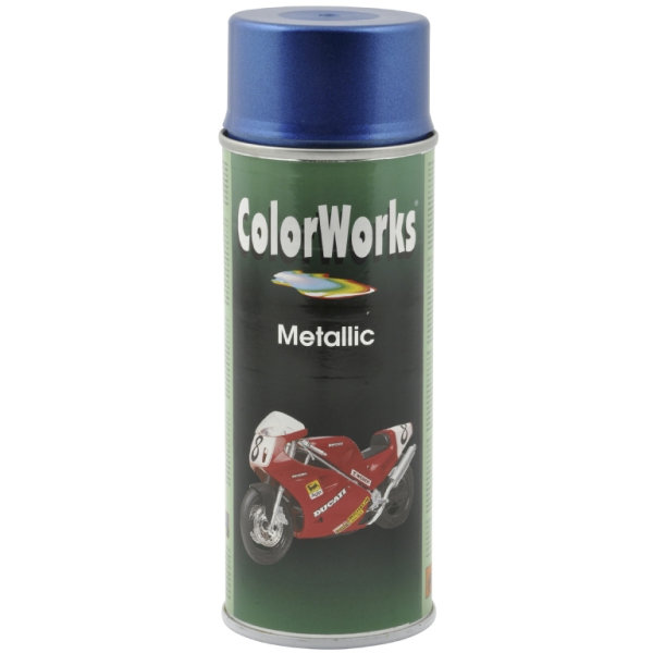 ColorWorks hobbyspray, metallic blå