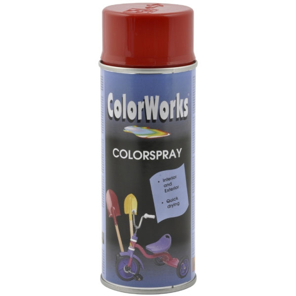 ColorWorks hobbyspray, ildrød