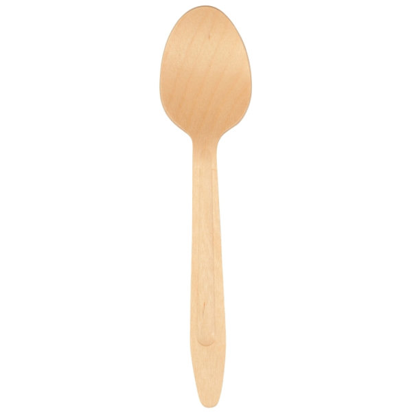 Engangsspiseske, Birketræ, 16 cm