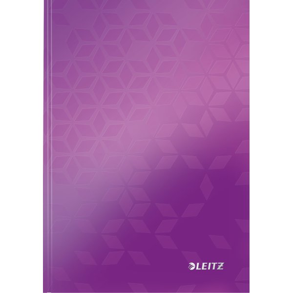 Leitz WOW notesbog A5, linjeret, lilla