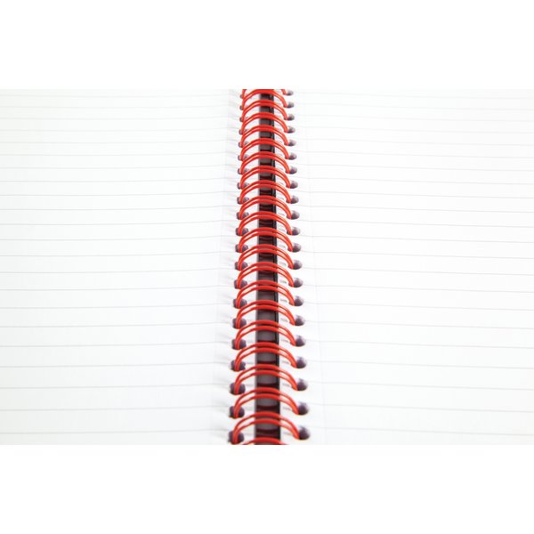 Oxford Black n'Red Spiralbog | A5 | Linjeret