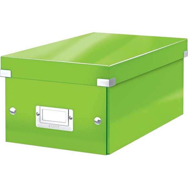 Leitz WOW Click & Store DVD-boks, grøn