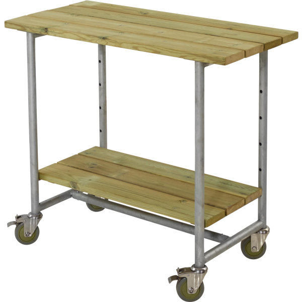 Plus Urban Grillbord m/1 hylde, Natur