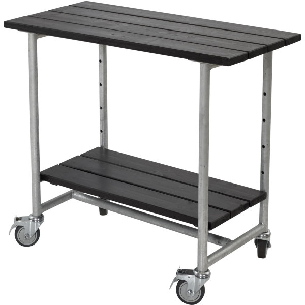 Plus Urban Grillbord m/1 hylde, Sort