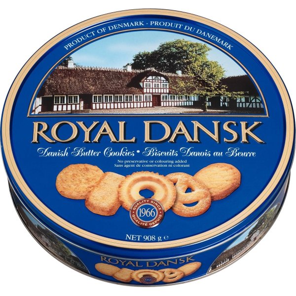 Butter Cookies i metaldåse, 908 g