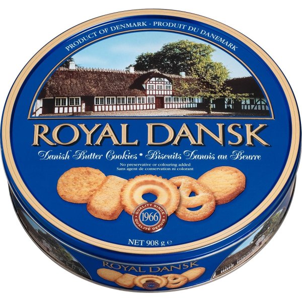 lindring Trives Stjerne Royal Danish Butter Cookies i metaldåse, 908g - se mere | Lomax A/S
