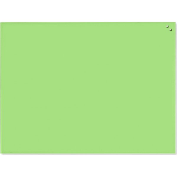 Glassboard magnetisk glastavle 60x80 cm, grøn