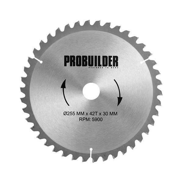 Probuilder klinge, Ø255x30x1,8 mm, t42