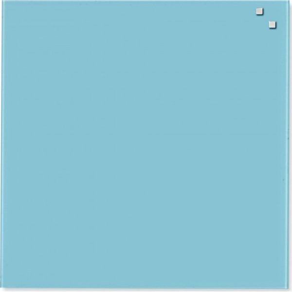 NAGA Glassboard magnet. glastavle 45x45 cm, turkis