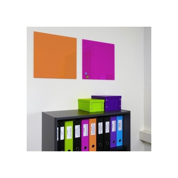 NAGA Glassboard magnet. glastavle 45x45 cm, turkis