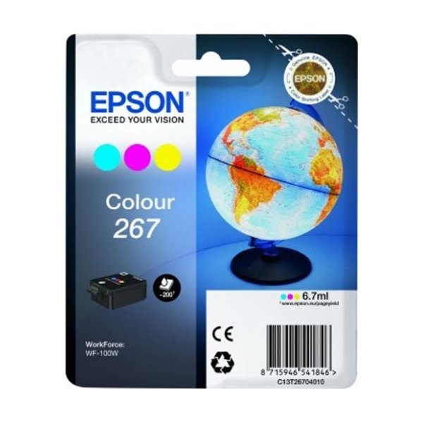 Epson T267040 blækpatron, farve