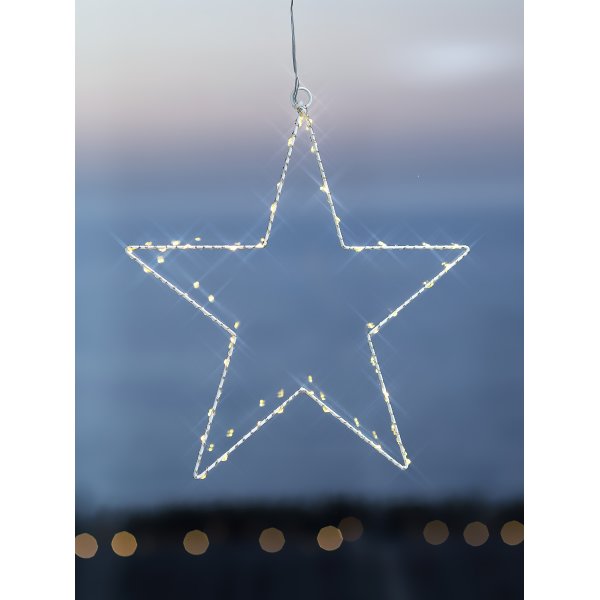 Sirius Liva Stjerne, 40 LED, Ø30 cm, hvid