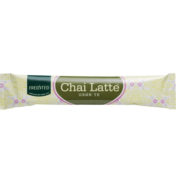 Fredsted Chai Latte grøn instant te, 8 sticks