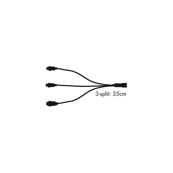 Sirius Tech-Line 3-Vejs Split, 35 cm