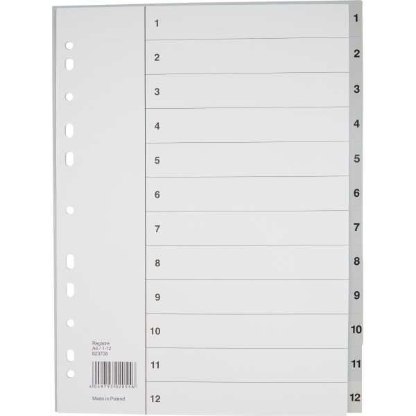 Budget Register | A4 | Plast | 1-12