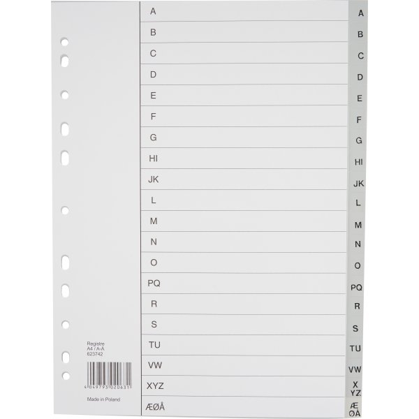 Budget Register | A4 | Plast | A-Å