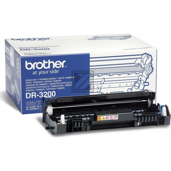 Brother DR3200 lasertromle, sort, 25000s
