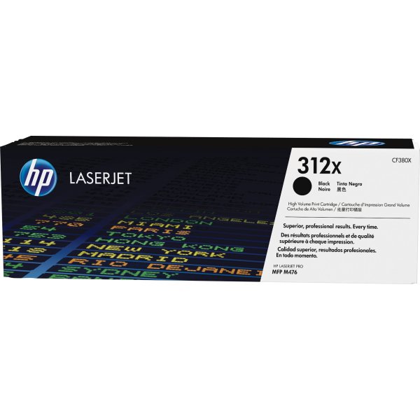 DEMO HP no 312X CF380X lasertoner, sort, 4400 s.