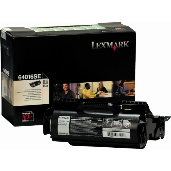 Lexmark 64016SE lasertoner, sort, 6000s