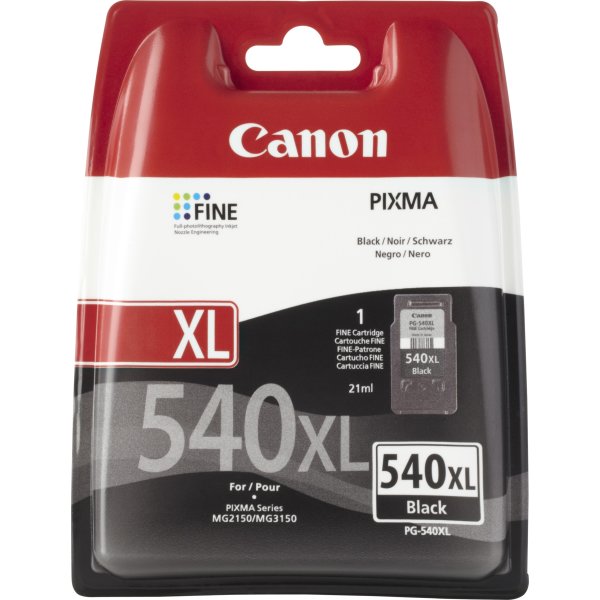 Canon PG-540XL blækpatron, sort, 600s