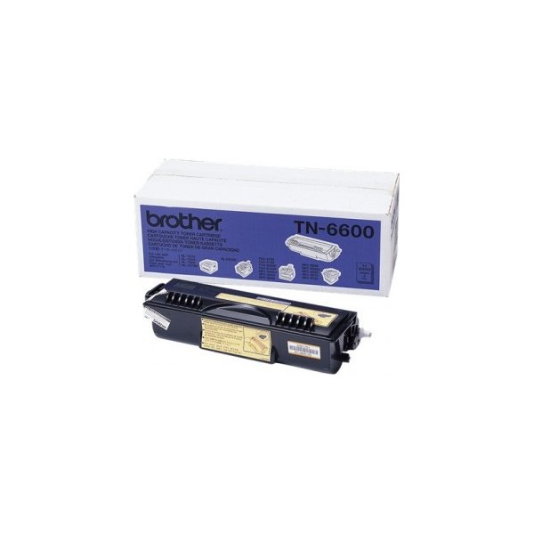 Brother TN6600 lasertoner, sort, 6000s