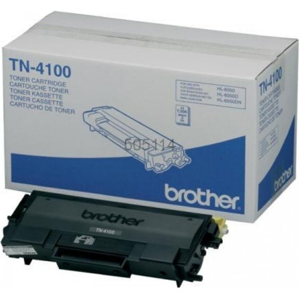 Brother TN4100 lasertoner, sort, 7500s