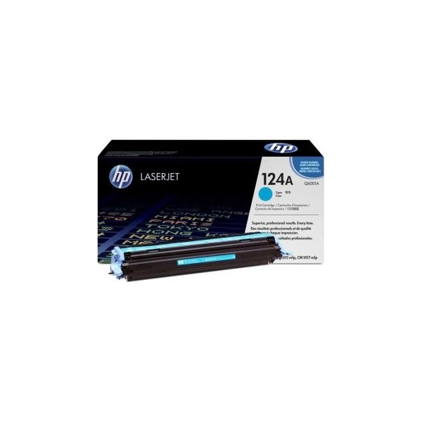 HP 124A/Q6001A lasertoner, blå, 2000s