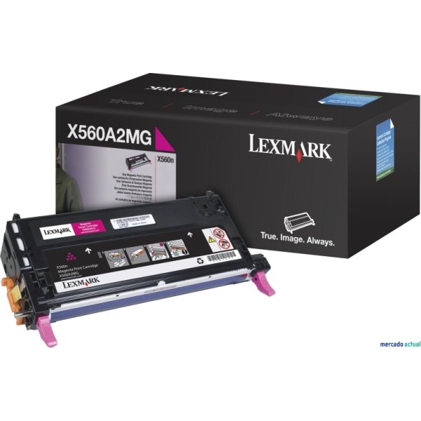 Lexmark X560A2MG lasertoner, rød, 4000s