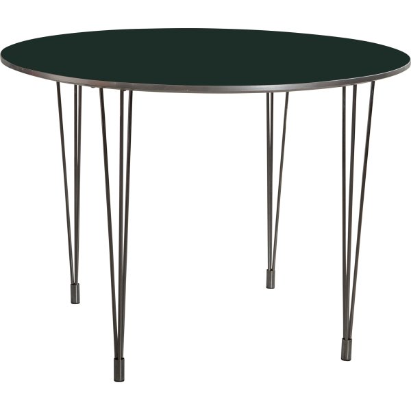 Comfort kantinebord sort, Ø 100