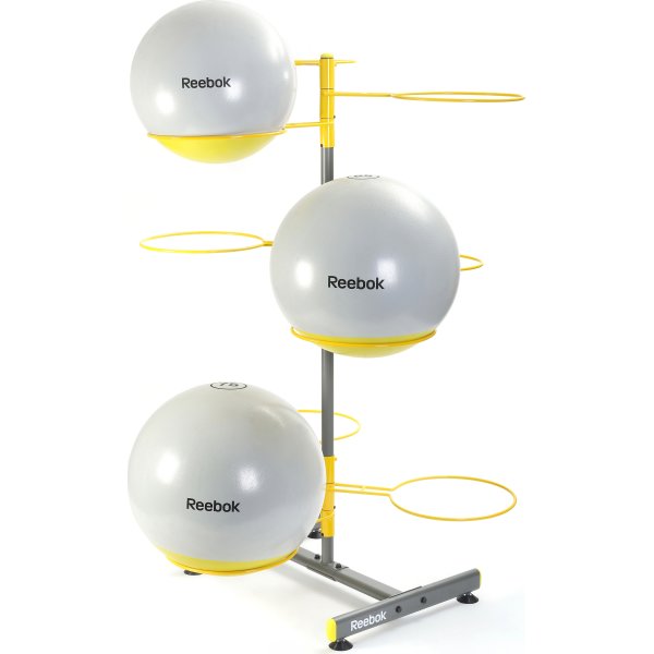 Reebok Gymball opbevaringsstativ, gul