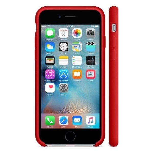 Apple iPhone 6s Silicone Case, rød