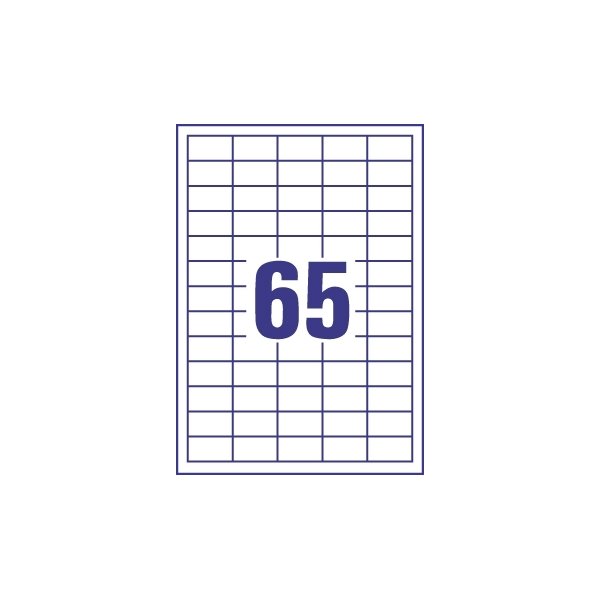 Europe E100 Etiket | 38x21,2 mm | 6500 stk.
