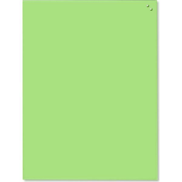 Glassboard magnetisk glastavle 60x80 cm, grøn