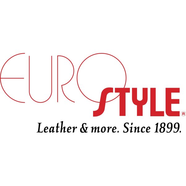 Eurostyle A4 dokumentmappe, ægte skind, sort
