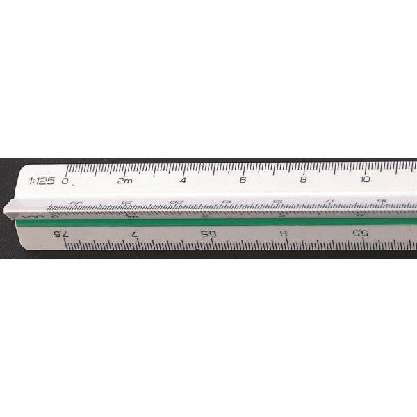 Linex 314 Trekantet målestok | 30 cm