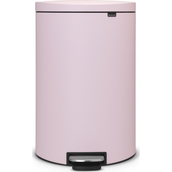 Brabantia Flatback Pedalspand 40 liter, pink