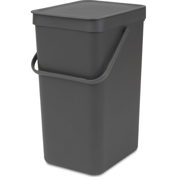 Brabantia Sort&Go avfallshink | 16 liter | Grå