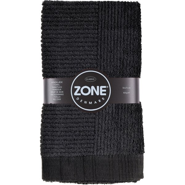 Zone Classic håndklæde 50x70cm, sort
