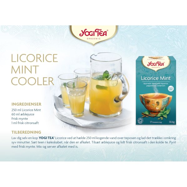 Yogi Tea Licorice Mint te, 17 breve